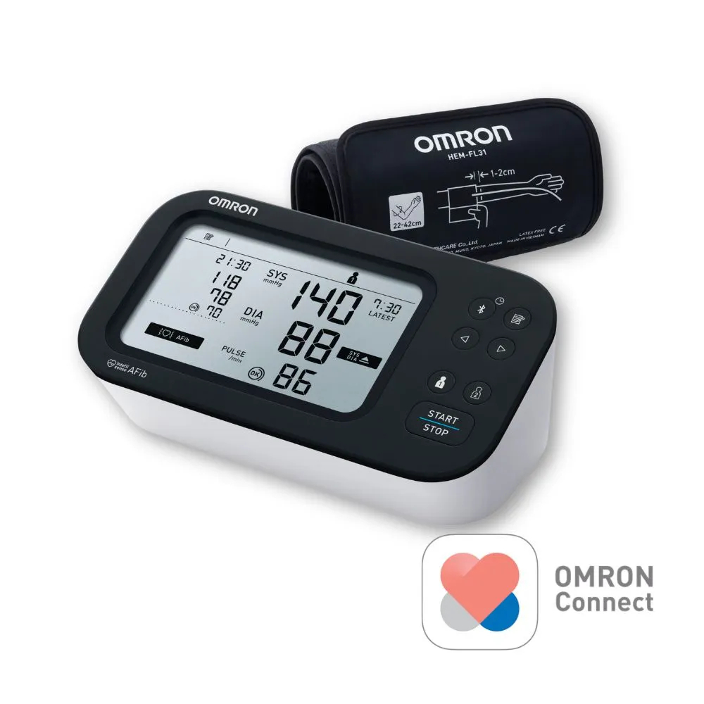 Omron M7 Intelli IT AFIB Automatický tlakoměr na paži s adaptérem